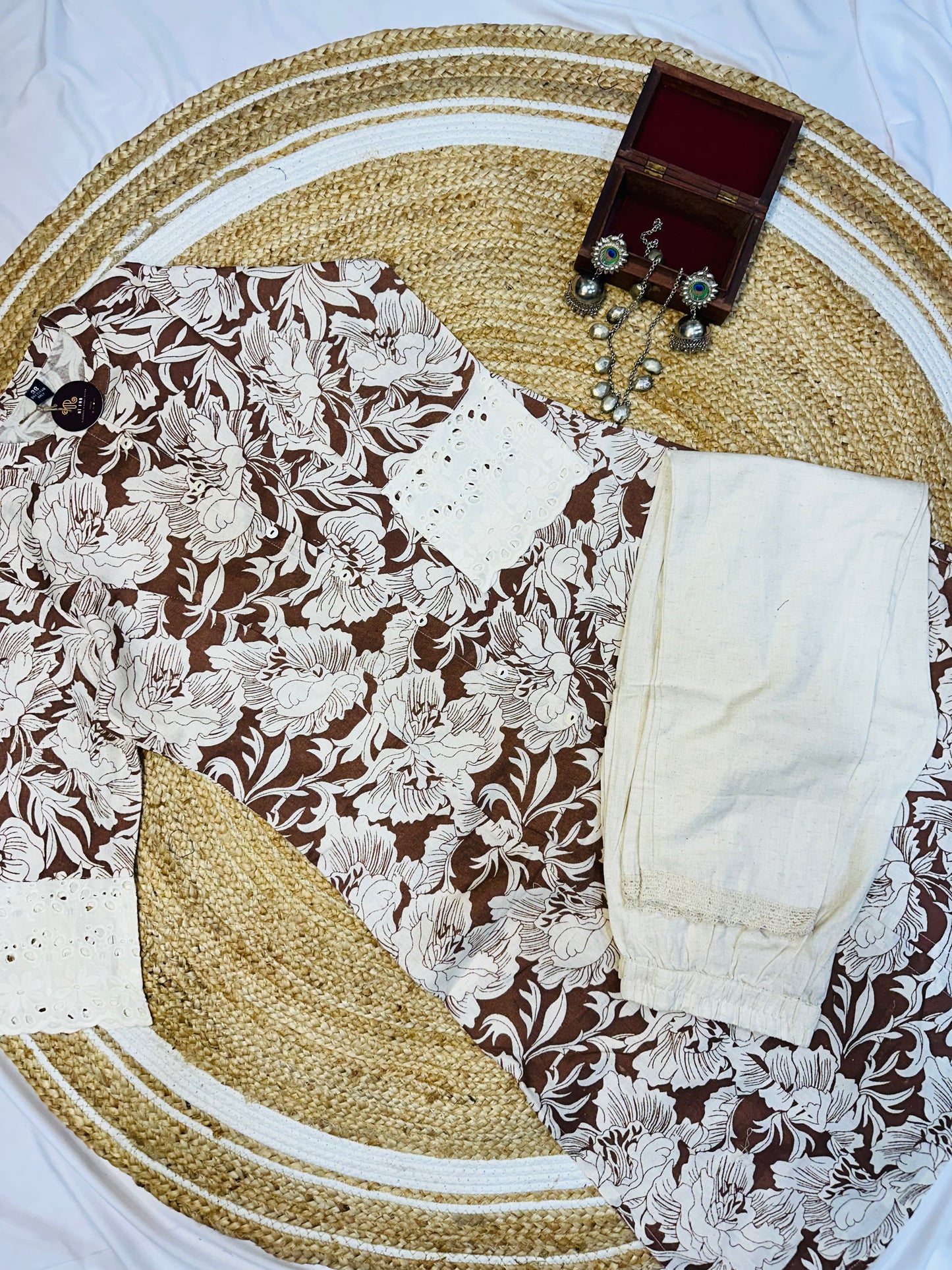 Flowers Cotton Coord Set