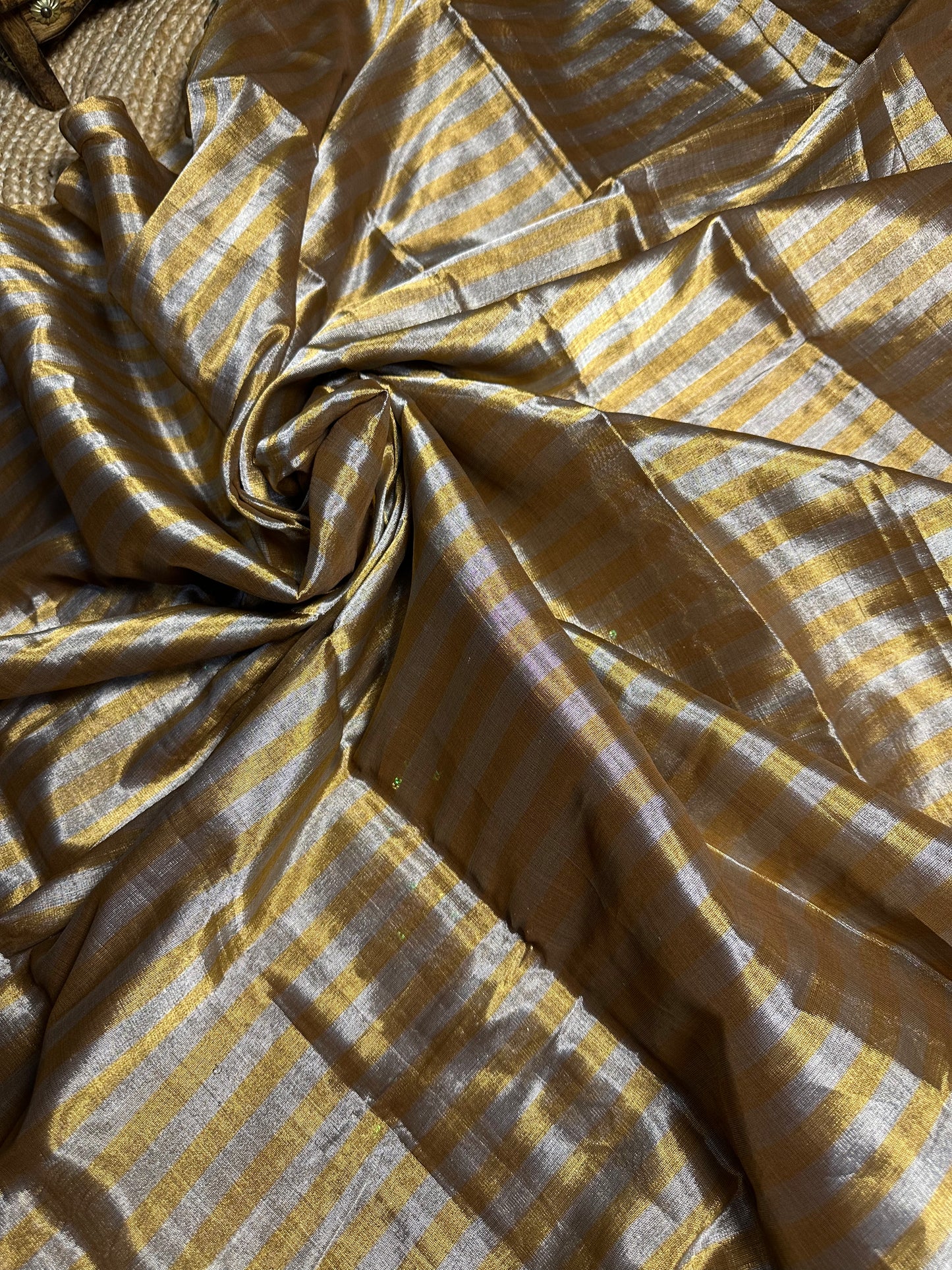 Sona Chandi Tissue Chanderi