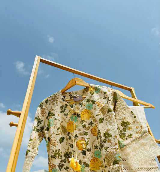 Flowers Cotton Coord Set
