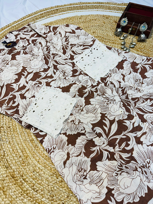 Flowers Cotton Coord Set