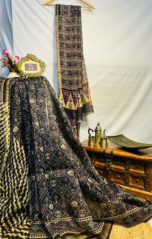 Chanderi Patola Saree