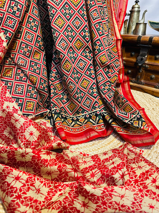 Chanderi Patola Saree