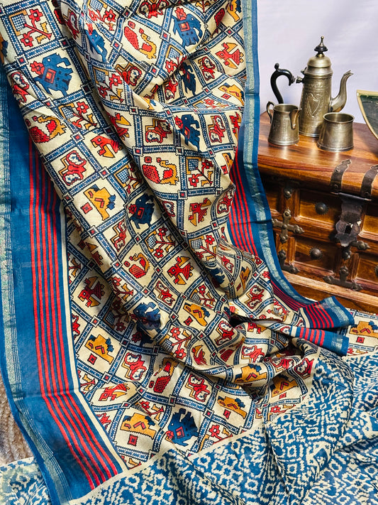 Chanderi Patola Saree