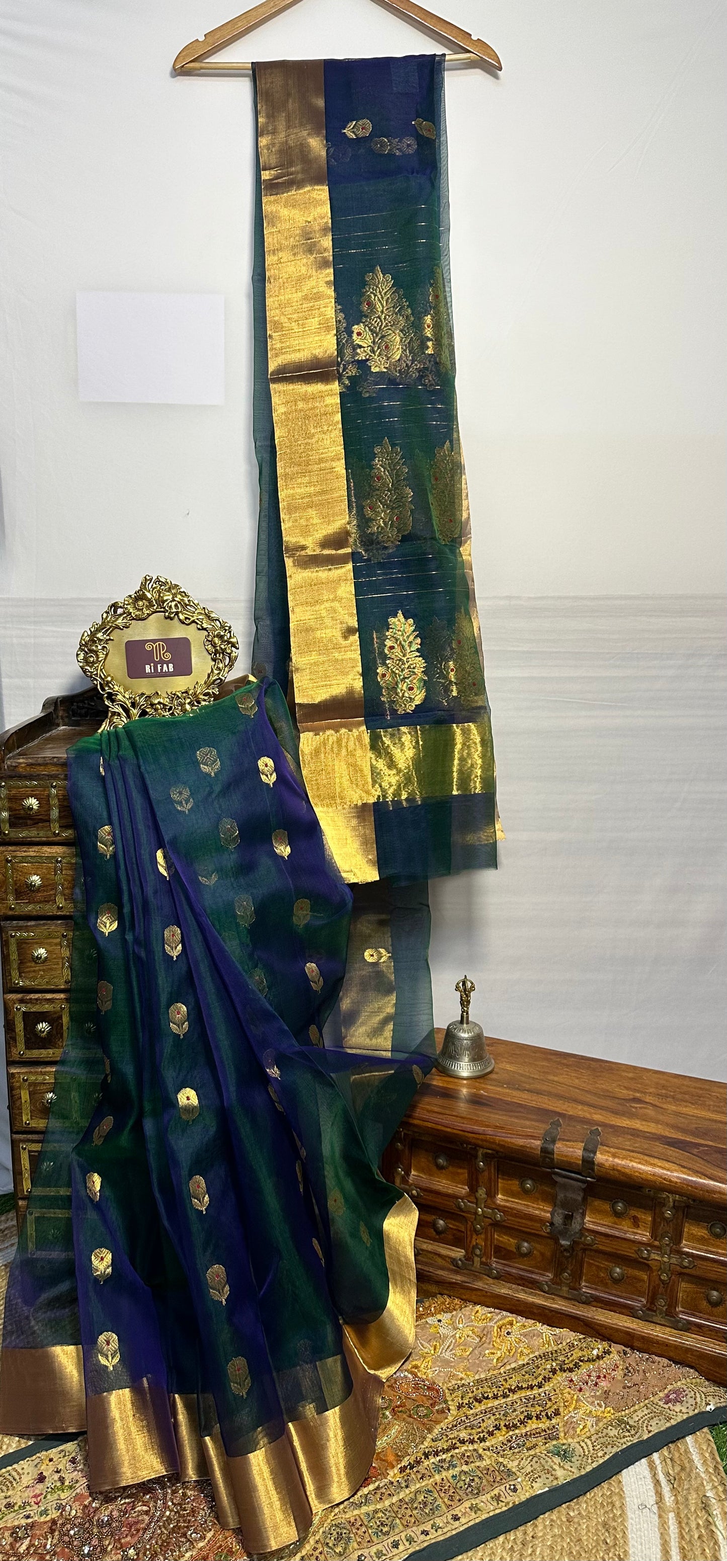 Emerald Noor Pattu Chanderi