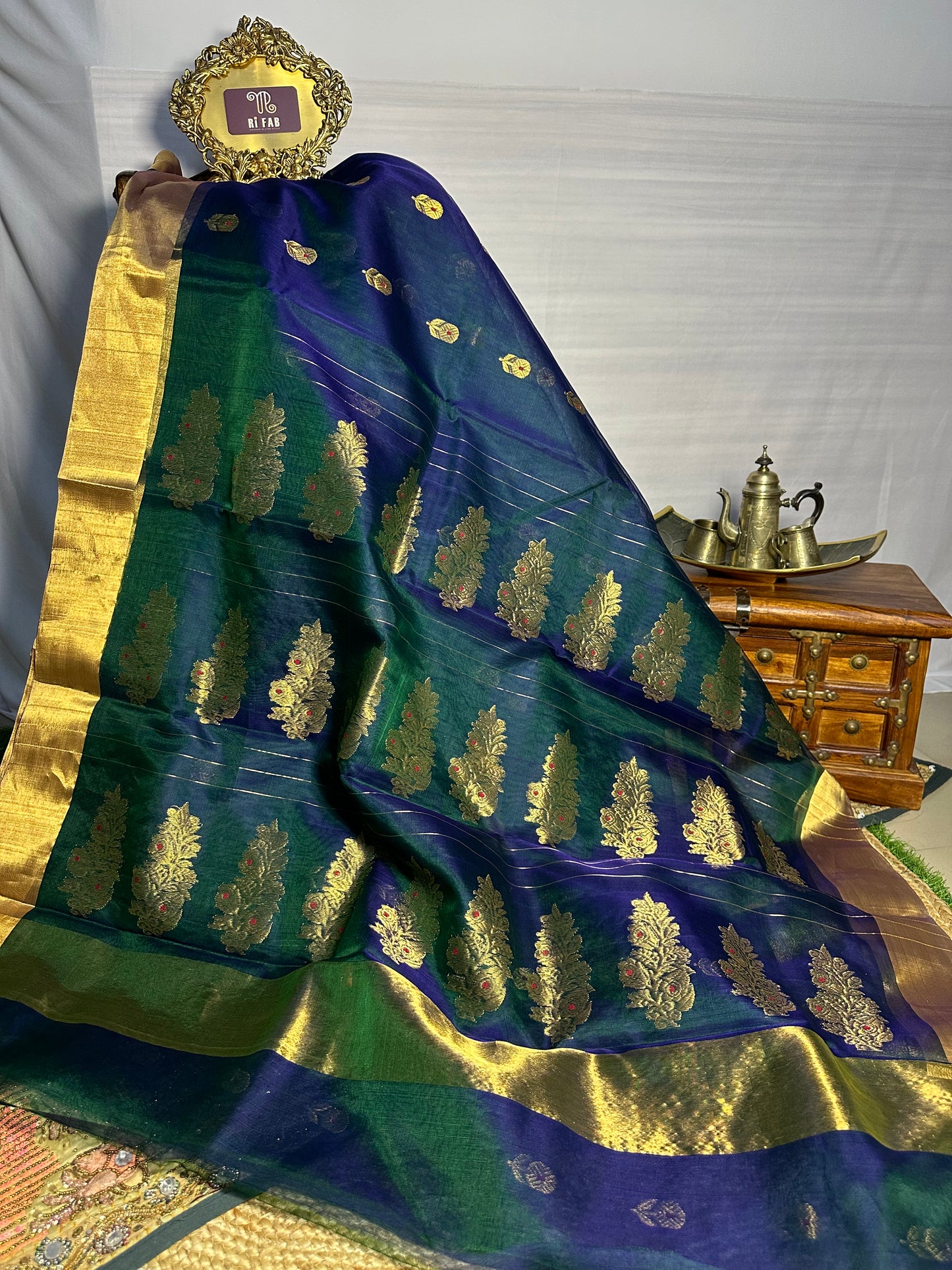 Emerald Noor Pattu Chanderi