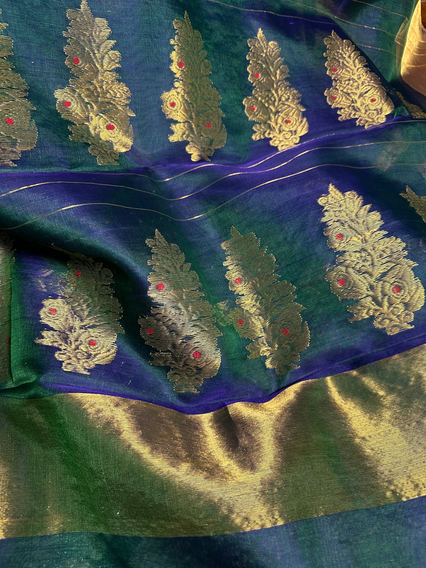 Emerald Noor Pattu Chanderi